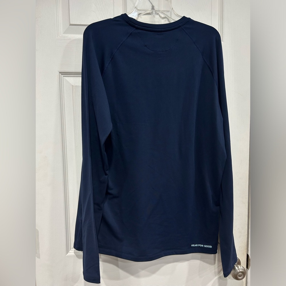 Cotopaxi Men's XL Liso Baselayer Top Long-Sleeve Shirt Maritime Navy Blue NWT - Picture 2 of 10